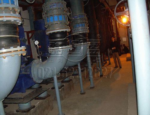 四川省涼山州金陽縣異徑橡膠接頭實際應(yīng)用圖